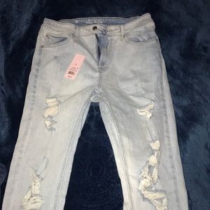 High waisted mom jeans